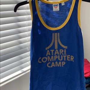 Junk food graphic tank. Atari